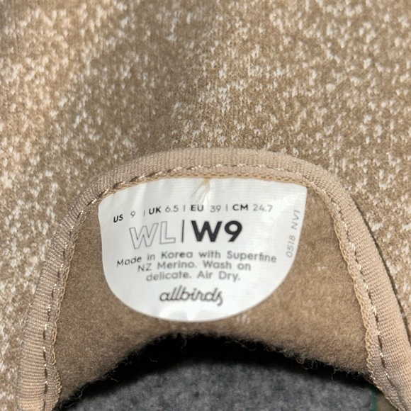 Allbirds NWOT Women's Wool Loungers/Slip on, WL/W9 - Picture 3 of 6